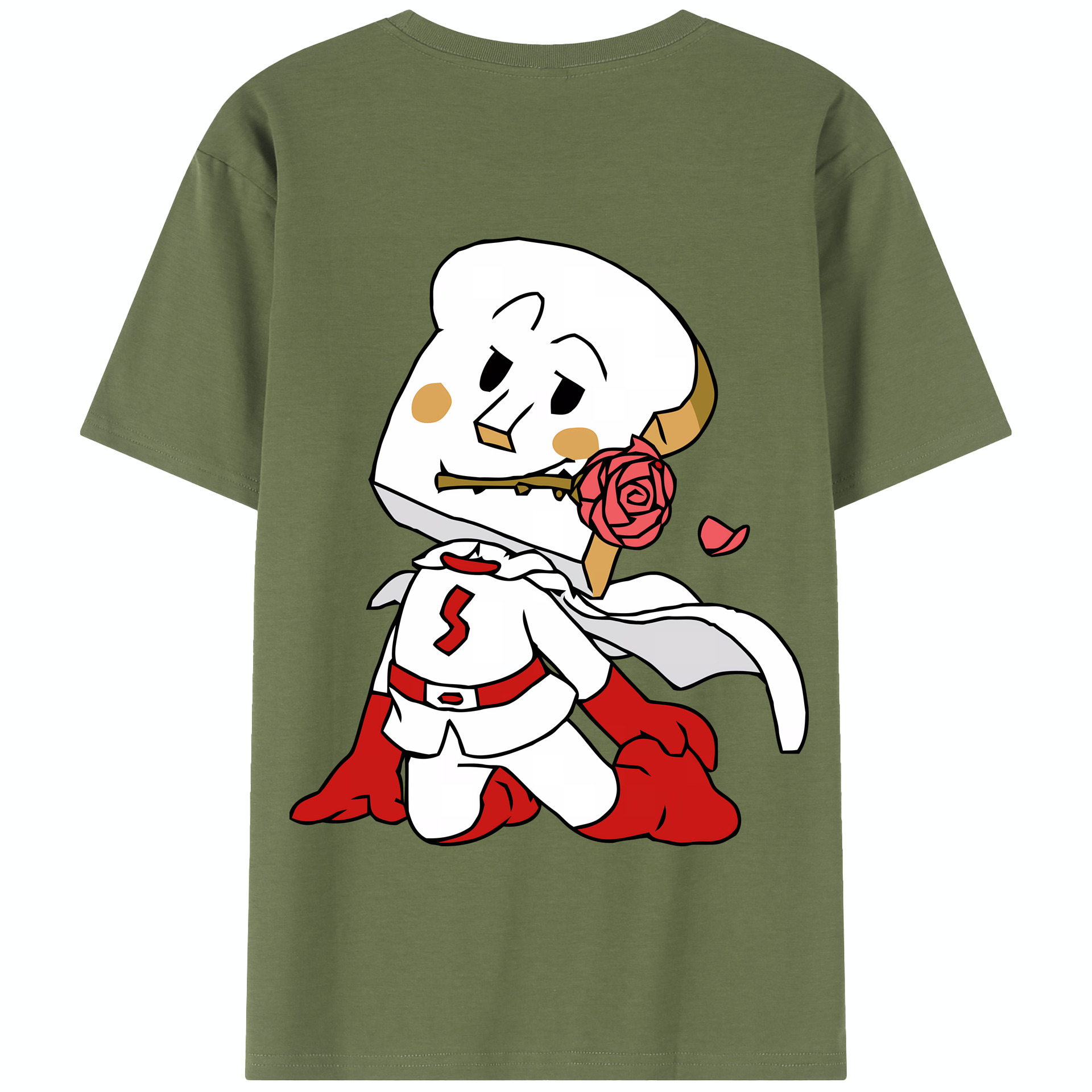（画像用） アンパンマン Anpanman 綿100％半袖Tシャツ（背面プリント）